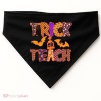 Cute Trick Or Treat Halloween Patterns USA-Made Doggie Bandana thumb 0