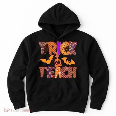 Cute Trick Or Treat Halloween Patterns Hoodie