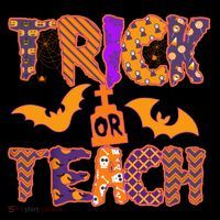 Cute Trick Or Treat Halloween Patterns Hoodie thumb 7