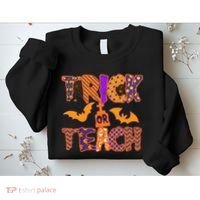 Cute Trick Or Treat Halloween Patterns Sweatshirt thumb 2