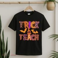 Cute Trick Or Treat Halloween Patterns T-Shirt thumb 2