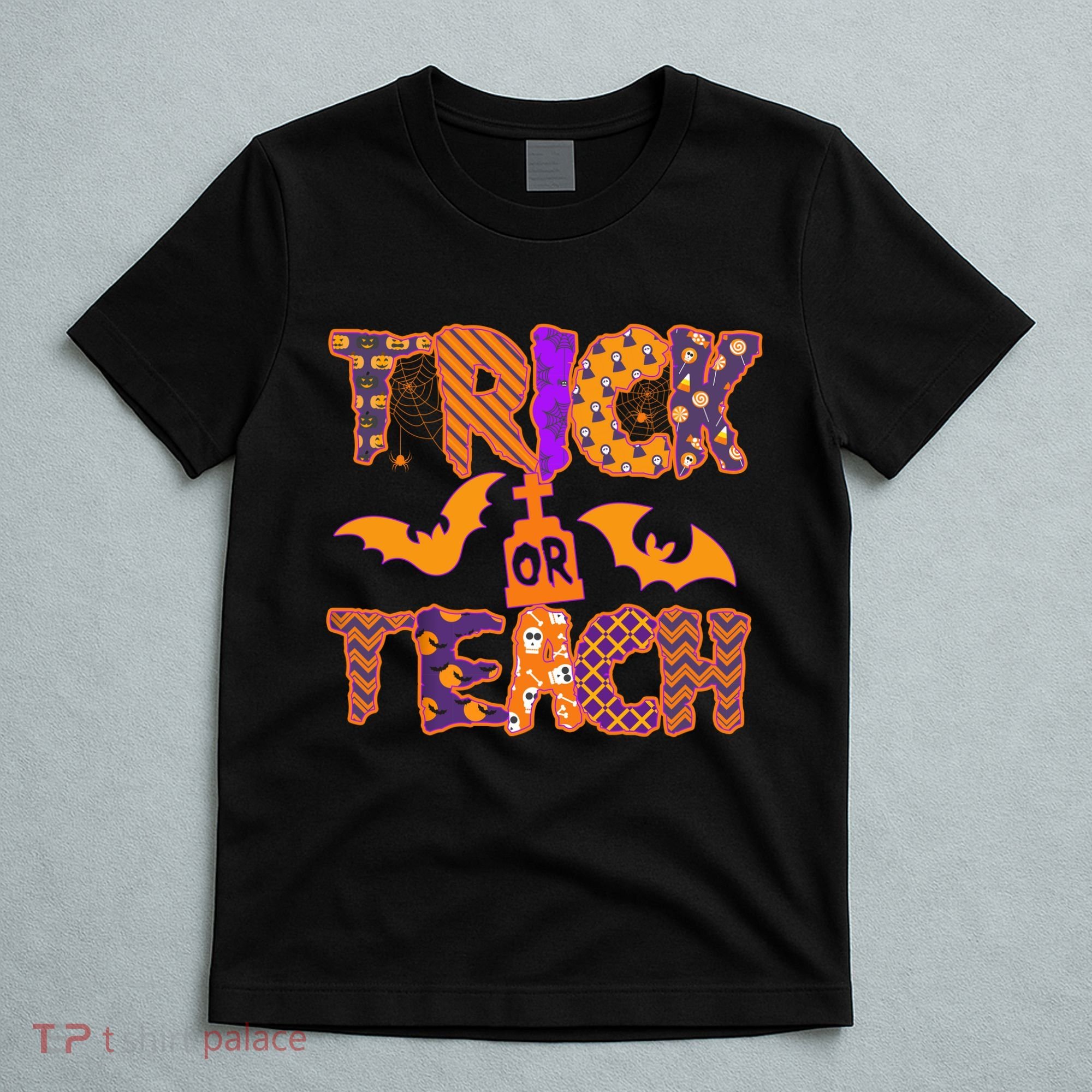 Cute Trick Or Treat Halloween Patterns T-Shirt