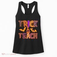 Cute Trick Or Treat Halloween Patterns Women's Tank Top thumb 0