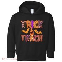 Cute Trick Or Treat Halloween Patterns Toddler Hoodie thumb 0