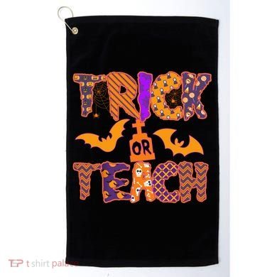 Cute Trick Or Treat Halloween Patterns Golf Towel