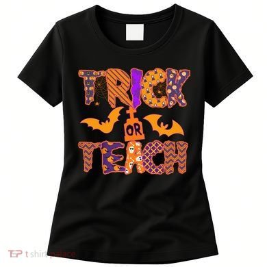 Cute Trick Or Treat Halloween Patterns Women's T-Shirt