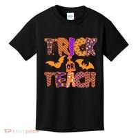 Cute Trick Or Treat Halloween Patterns Kids T-Shirt thumb 0