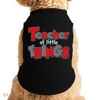 Cute Teacher Of Little Things Doggie Tank thumb 0