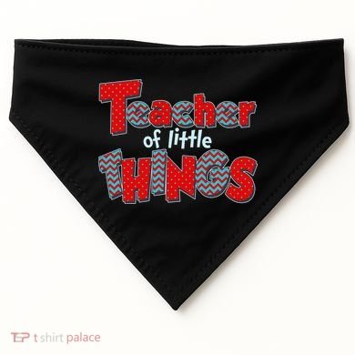 Cute Teacher Of Little Things USA-Made Doggie Bandana