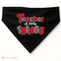Cute Teacher Of Little Things USA-Made Doggie Bandana thumb 0