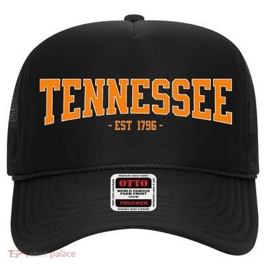Classic Tn Orange Print Retro Varsity Tennessee Hat