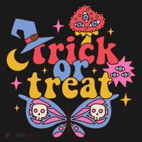 Cute Trick Or Treat Moon Night Butterfly Halloween Toddler Hoodie thumb 2