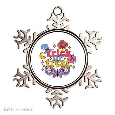 Cute Trick Or Treat Moon Night Butterfly Halloween Ornament
