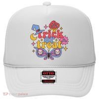 Cute Trick Or Treat Moon Night Butterfly Halloween Hat thumb 0