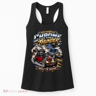 Chrome Thunder On Woodward Built To Cruise 2026 Women's Tank Top