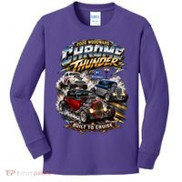 Chrome Thunder On Woodward Built To Cruise 2026 Kids Long Sleeve Shirt thumb 0