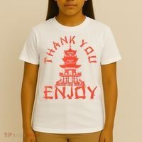 Chinese Take Out Thank You Enjoy Food Asian Chinese Takeout T-Shirt thumb 4