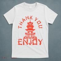 Chinese Take Out Thank You Enjoy Food Asian Chinese Takeout T-Shirt thumb 5