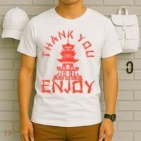 Chinese Take Out Thank You Enjoy Food Asian Chinese Takeout T-Shirt thumb 6