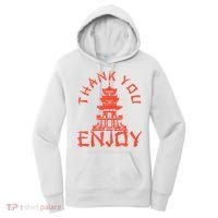 Chinese Take Out Thank You Enjoy Food Asian Chinese Takeout Women's Hoodie thumb 0