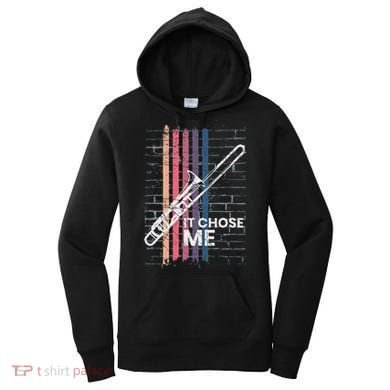 Cool Trombone Outfit For A Player Made Of Brass Trombone Women's Hoodie