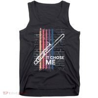 Cool Trombone Outfit For A Player Made Of Brass Trombone Tank Top thumb 0