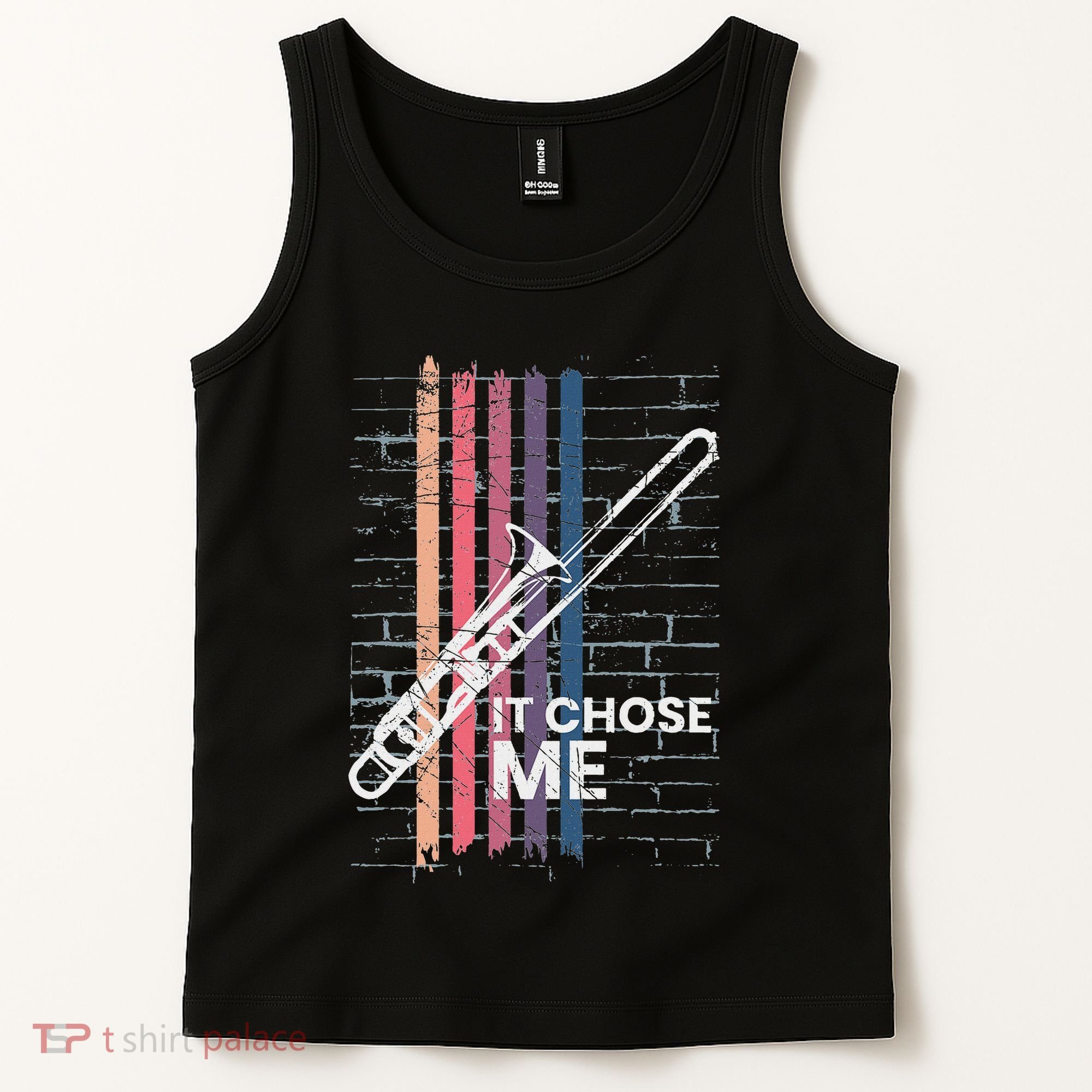 Cool Trombone Outfit For A Player Made Of Brass Trombone Tank Top