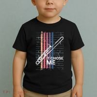 Cool Trombone Outfit For A Player Made Of Brass Trombone Toddler T-Shirt thumb 2