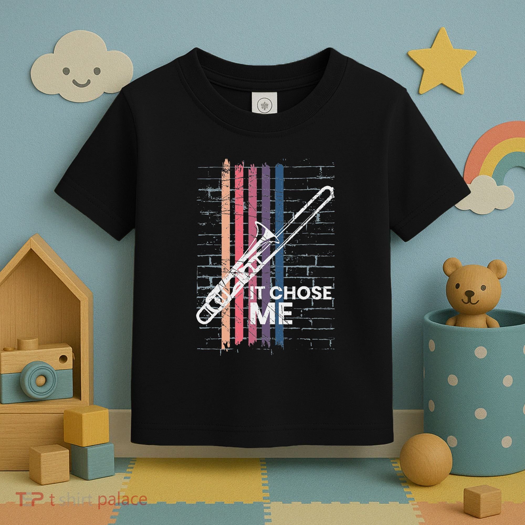 Cool Trombone Outfit For A Player Made Of Brass Trombone Toddler T-Shirt