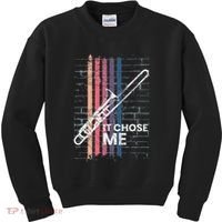Cool Trombone Outfit For A Player Made Of Brass Trombone Kids Sweatshirt thumb 0