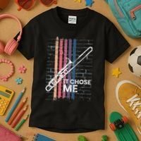 Cool Trombone Outfit For A Player Made Of Brass Trombone Kids T-Shirt thumb 3