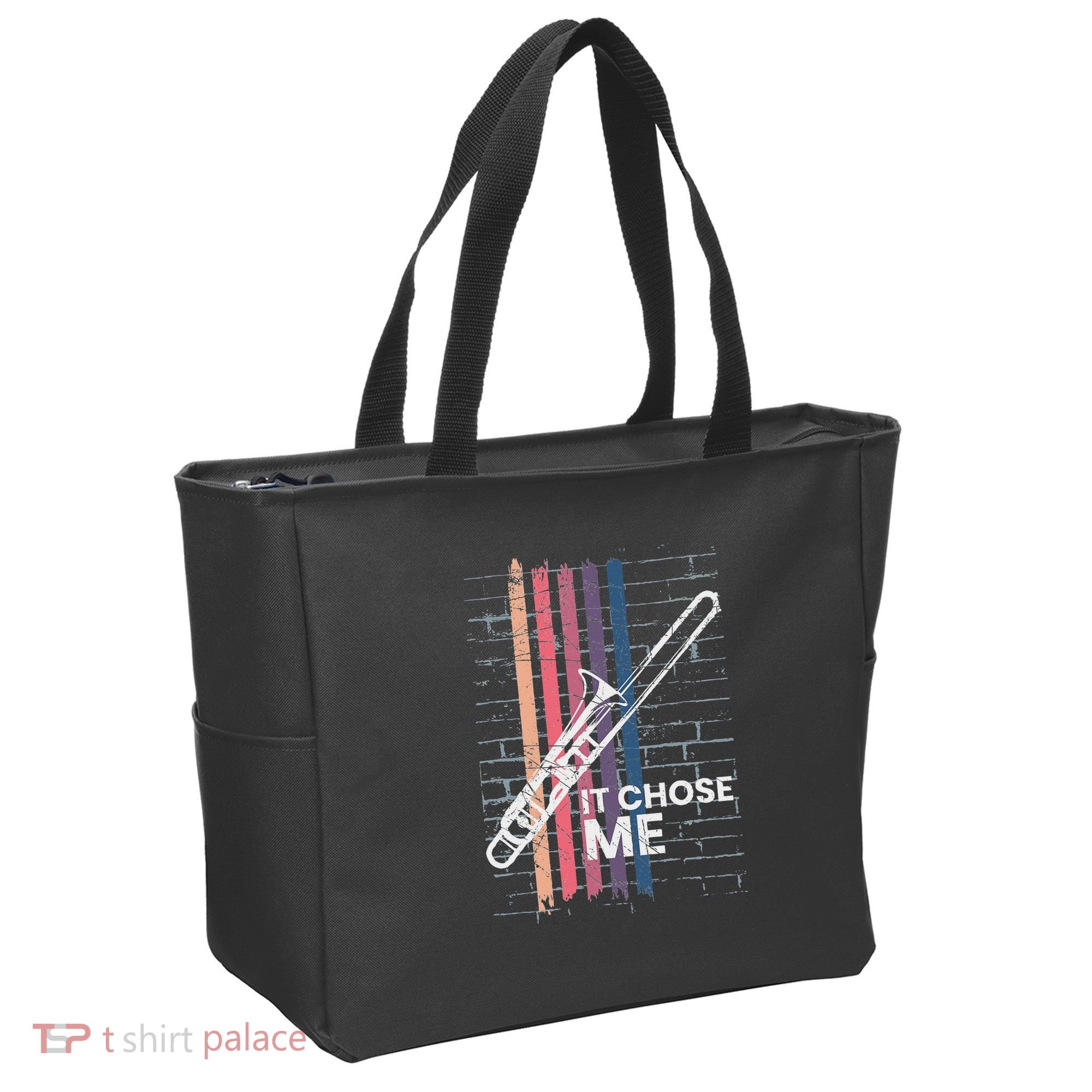 Cool Trombone Outfit For A Player Made Of Brass Trombone Tote Bag