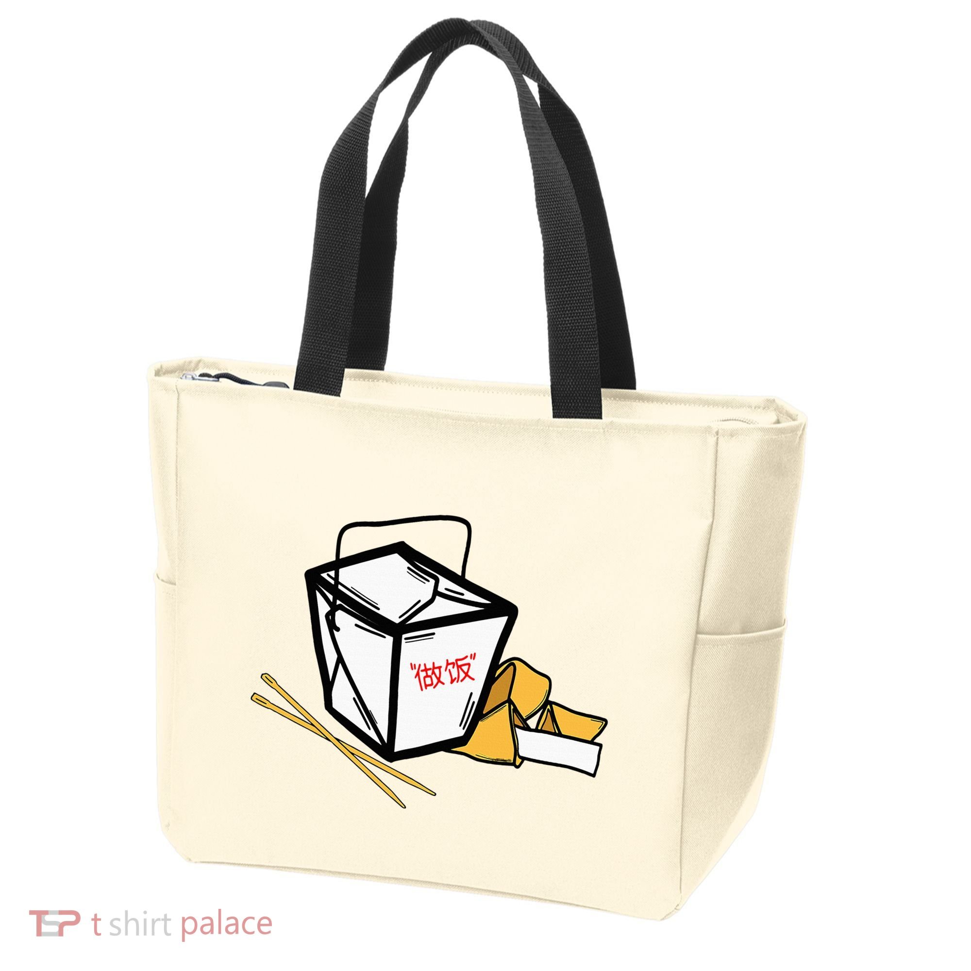 Chinese Take Out Fortune Cookie Asian Inspired Tote Bag