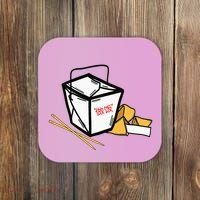 Chinese Take Out Fortune Cookie Asian Inspired Coaster thumb 0