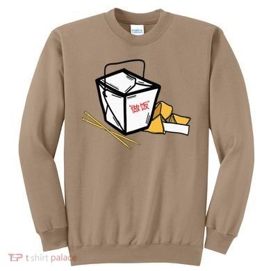 Chinese Take Out Fortune Cookie Asian Inspired Sweatshirt