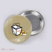 Chinese Take Out Fortune Cookie Asian Inspired Button thumb 0