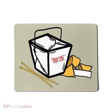 Chinese Take Out Fortune Cookie Asian Inspired Mousepad