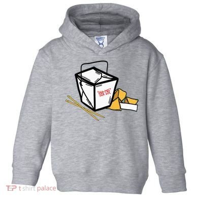 Chinese Take Out Fortune Cookie Asian Inspired Toddler Hoodie
