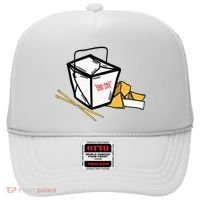 Chinese Take Out Fortune Cookie Asian Inspired Hat thumb 0