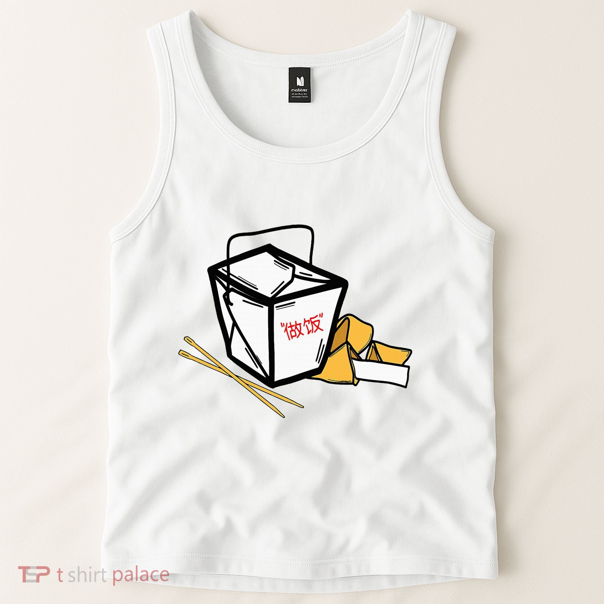 Chinese Take Out Fortune Cookie Asian Inspired Tank Top
