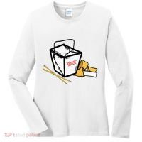 Chinese Take Out Fortune Cookie Asian Inspired Women's Long Sleeve Shirt thumb 0