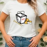 Chinese Take Out Fortune Cookie Asian Inspired Women's T-Shirt thumb 2