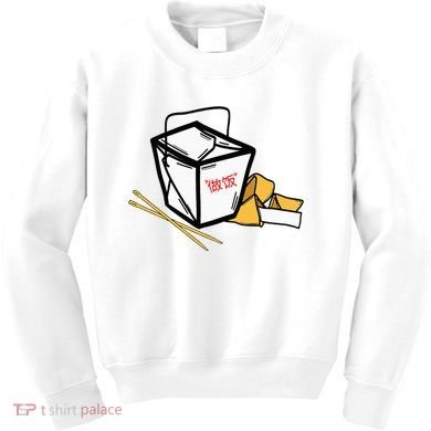 Chinese Take Out Fortune Cookie Asian Inspired Kids Sweatshirt