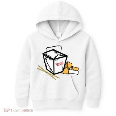 Chinese Take Out Fortune Cookie Asian Inspired Kids Hoodie