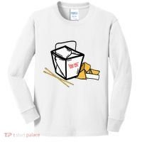 Chinese Take Out Fortune Cookie Asian Inspired Kids Long Sleeve Shirt thumb 0