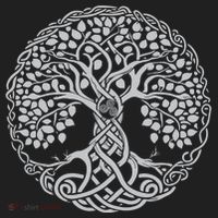 Celtic Tree Of Life Or Gaelic Knotwork Art Oak Women's Sweatshirt thumb 2