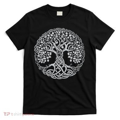 Celtic Tree Of Life Or Gaelic Knotwork Art Oak T-Shirt