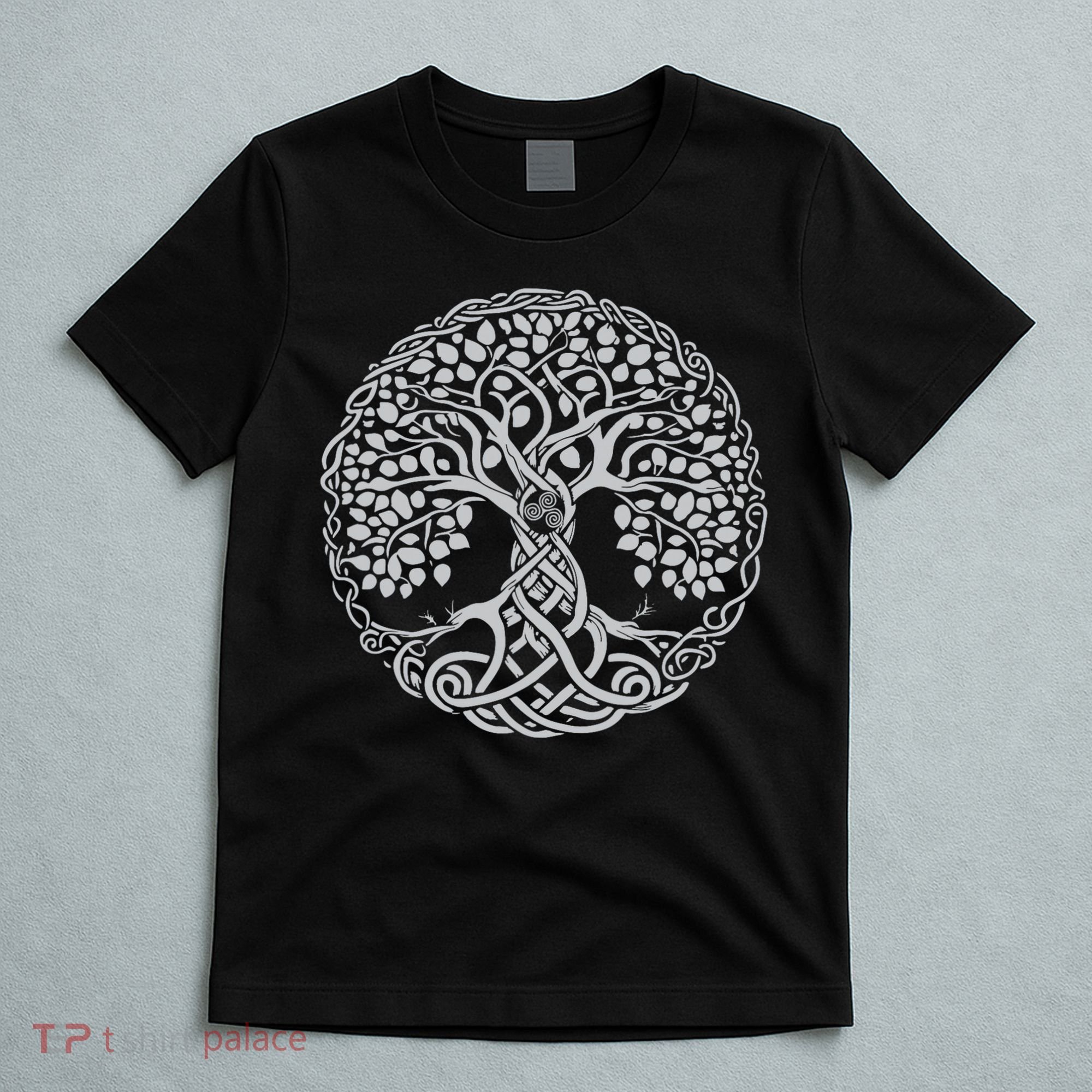 Celtic Tree Of Life Or Gaelic Knotwork Art Oak T-Shirt