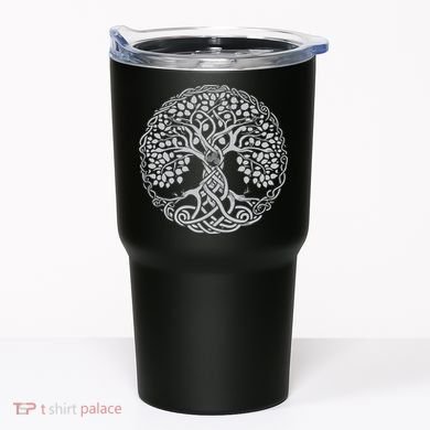 Celtic Tree Of Life Or Gaelic Knotwork Art Oak Tumbler