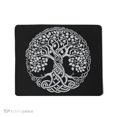 Celtic Tree Of Life Or Gaelic Knotwork Art Oak Mousepad
